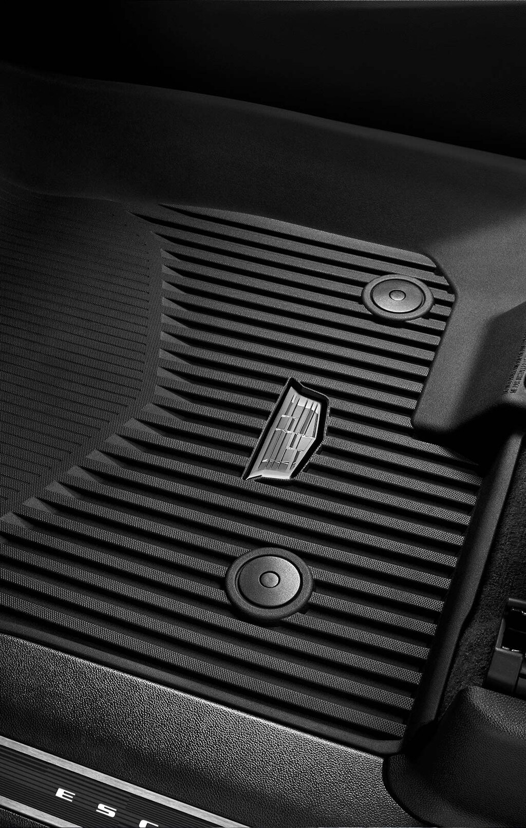 Emblema monocromático para tu Cadillac, camioneta compacta de lujo