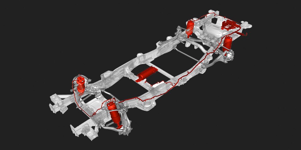 Suspensión Air Ride Adaptive en tu camioneta grande de lujo, Cadillac Escalade-V 2023