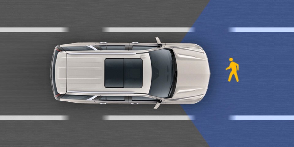 Detección de peatones y freno frontal/trasero en tu nueva Cadillac Escalade-V 2023, camioneta grande de lujo