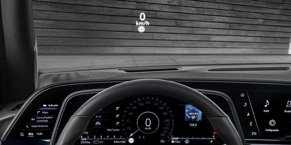 Head-Up Display pantalla multicolor en tu camioneta grande de lujo, Cadillac Escalade-V 2023