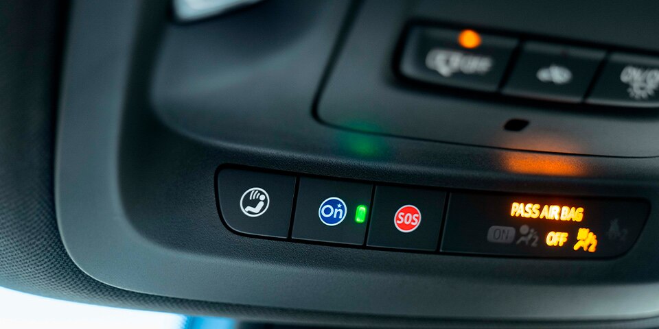 Hotspot de Wi-Fi OnStar 4G LTE con 12 GB incluidos o 12 meses que te permite conectar hasta 7 dispositivos en tu nueva Cadillac Escalade-V 2023